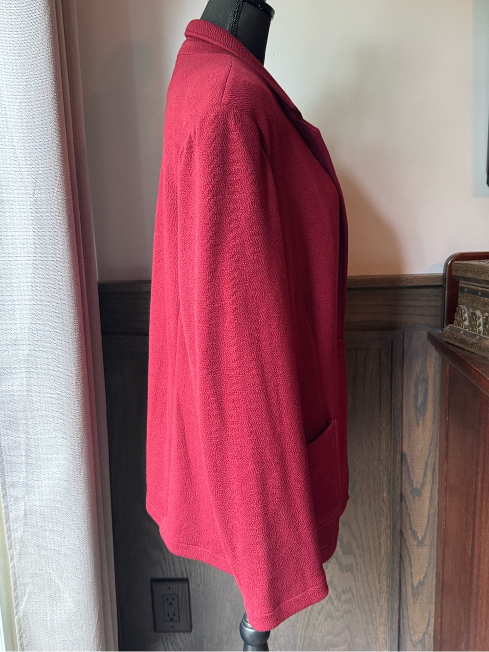 Jaclyn Smith Raspberry Single-Button Blazer - Picture 4 of 7
